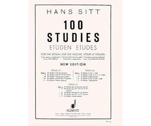 H. Sitt 100 STUDIES FOR VIOLIN - 100 STUDI PER VIOLINO op 32 Vol. 1 - ed. Eulenburg
