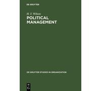 H. T. Wilson Political Management (Copertina rigida)