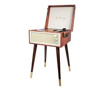 Giradischi Halterrego COTTAGE bluetooth out 4 piedini rimovibili modello vintage in pelle - Nouvo