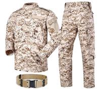 H World EU militare tattico uomo caccia combattimento BDU uniforme tuta camicia e pantaloni con cintura