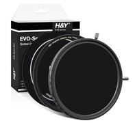 H&Y Filtro ND variabile da 77 mm Filtro a densità neutra variabile ND3-1000 Filtro VND e filtro CPL a vite e filtro magnetico per lenti 2 in 1 con anello adattatore magnetico, serie EVO