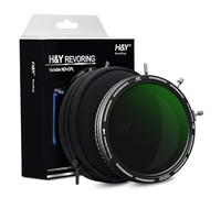 H&Y RevoRing MKⅡ 3-in-1 VND (ND3-1000) & CPL Filter in den Größen 67mm, 72mm, 77mm, 82mm. Mit einstellbarem Adapterring und 22-facher Nanotech-Mehrschichtvergütung.