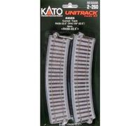 H0 KATO UNITRACK 2-260 BINARIO CURVO 4 PZ MODELLISMO
