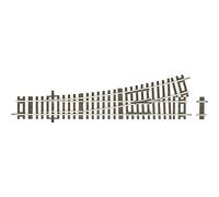 ROCO 42442 Scala HO Scambio sinistro Wl 15, lunghezza 230 mm, 15°
