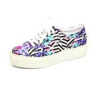 H0332 sneaker donna CULT women fabric vintage sole shoe multicolor