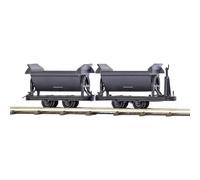 H0f doppio carro a tramoggia O&K Busch Feldbahn 12216