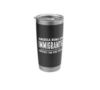 H1-B Skilled Worker H1B Visa Pro Immigrant Rights Bicchiere termico in acciaio inox doppia parete