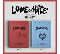 H1-KEY 3° Mini Album [LOVE or HATE] 2Ver SET CD+P.Book+3p Card+Sticker+F.Poster