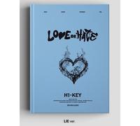 H1-KEY 3° Mini Album [LOVE or HATE] LIE Ver. CD + P. Book + scheda 3p +...