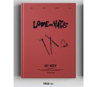 H1-KEY 3° Mini Album [LOVE or HATE] TRUE Ver. CD + 68p libro + P.Card +...