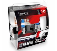 H1 Lunex Night Vision 55W 12V Lampadine Fari Alogeni 3600K Set