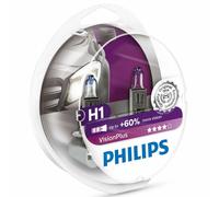 Lampada alogena PHILIPS H1 VisionPlus Plus 60% 12V/55W, 2 Pezzo