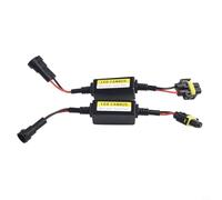 H11 e Truck Flicker Resistor Canceller Sy Error Decoder Anti Adapter 2pcs con LED compatibile Canbus e Play Wiring Pack Car (sku sku)