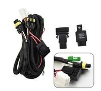 H11 - Fascio fendinebbia con interruttore indicatore LED e relè 12 V 40 A per presa lampadina H11, compatibile con Explorer Transit Connect Focus Fiesta