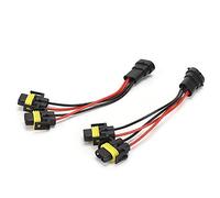 H11 H8 Cablaggio sdoppiatore fari Cavi sdoppiatori a 2 vie Adattatore maschio-femmina per fendinebbia Faro alto anabbagliante Doppio quad proiettore Universale per auto
