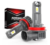 H11 LED Lampadine, 80W 16000LM Fari LED H8/H9, 6000K Bianco Anabbaglianti o Abbaglianti Luminosi, 400% Più Luminoso Wireless Non Polarità Mini Lampadine Auto Sostituzione, Lampadina Nebbia, 2Pezzi