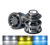 H11 Lente Laser Fendinebbia Lampadine H8 H9 H7 9005 9006 Hb4 Ad Alta Potenza 25W Accessori Auto Faro A LED 12V Bianco Giallo