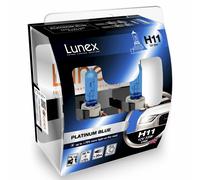 2x H11 4700K Lunex PLATINUM BLUE 55W 12V Lampadine Faro Alogene Super Blu