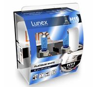 H11 Lunex Platinum White 55W 12V Lampadine Fari Alogeni 4000k Set