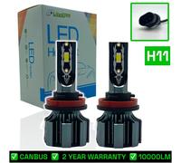 H11 N1 Lampadine LED Fendinebbia Kit Canbus 100W per Citroen C4 C5 Break 04-On