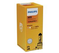 H11 Philips Vision 55W 12V Lampadine Fari Alogeni 12362PRC1 Single