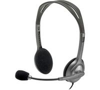 H111 Auricolare Cablato A Padiglione Ufficio Grigio, Headset grigio, Cablato, Ufficio, 20 - 20000 Hz, 74 g, Auricolare, Grigio