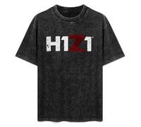 H1Z1 King of The Kill Mens Unisex T-Shirt Graphic Print Top Black Tee XXL