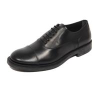 H2676 scarpa allacciata uomo TOD'S FRANCESINA man leather shoes black