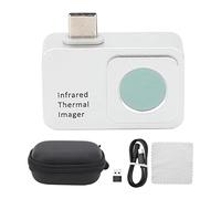 H2F Telecamera per Termocamera a Infrarossi per Telefono Cellulare, 256x192 25Hz Tipo-C Termocamera per Visione Notturna HD per Esterni per Rilevamento Tubazioni, Risoluzione dei