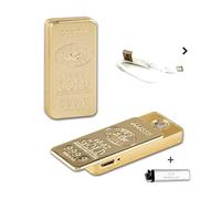 h2i Lingotto d'oro USB accendino senza gas - con spirale incandescente