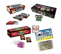 h2i Party Funny - Assortimento di fuochi d’artificio per tutto l’anno, categoria F1, (misti)