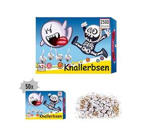 h2i Pop Snaps - 2500 pezzi I divertimento per feste piccoli e grandi I fuochi d'artificio per bambini e ragazzi a partire dai 12 anni I fuochi d'artificio per tutto l'anno - categoria F1, Piselli