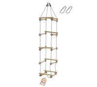 h2i - Scala da arrampicata per bambini, 4 lati, con moschettone per appenderla, 1 pezzo