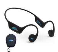 H2O Audio TRI 2 Multisport Impermeabile Conduzione Ossea Cuffie Aperte Bluetooth 5.3 per Corsa e Ciclismo, Modalità MP3 per Nuoto, Memoria 8 GB, Batteria 8,5 ore, Nero
