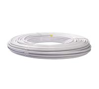 H2O-Flex Tubo composito multistrato in alluminio, 16 x 2 mm, prodotto in Germania, 10 m, 25 m, 50 m e 100 m, bianco, a prova di diffusione, acqua potabile, riscaldamento, impianti di raffreddamento,