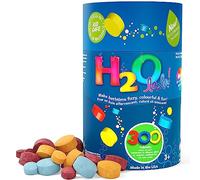H2O LaLa Gocce colorate da bagno - Bombe da bagno per bambini divertenti ed educative. Compresse colorate da bagno per bambini che non macchiano. 300 compresse di colore grandi e piccole