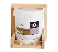 H2OPLUS Membrana Impermeabilizzante Grigio STOP 10Kg · Guaina Liquida Impermeabilizzante Colorata · Vernice plastica 100% NATURALE a base di Acqua, NESSUN ODORE ai Solventi Chimici