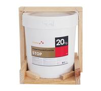 h2oplus Membrana Impermeabilizzante per Rosso STOP 20Kg · Guaina Liquida Impermeabilizzante Colorata · Vernice plastica 100% NATURALE a base di Acqua, NESSUN ODORE ai Solventi Chimici