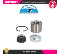 H2R044BTA Kit cuscinetto ruota post adatto a Renault Clio IV (MARCA-BTA)..