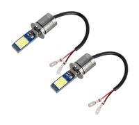 H3 2 PCS DC12-24V / 10.5W Fendinebbia a doppio colore per auto con 24 LED SMD-30