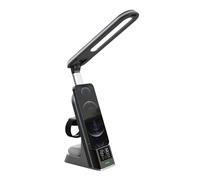 H33 7 in 1 15W Caricabatterie wireless per lampada da tavolo multifunzione per t