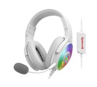 H350 auriculares para juegos por cable blanco retroiluminación RGB dinámica estéreo envolvente WHITE