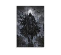 H3B8U2Y5 Il Cavaliere del Castello della Tempesta Quadro su Tela
