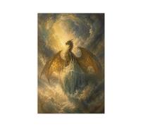 H3B8U2Y5 L'Isola Celeste del Drago d'Oro Arte da Parete su Tela, Comodino
