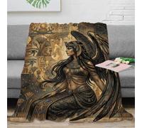 H3B8U2Y5 Ritratto della dea alata egiziana Coperta, Flanella, Campeggio