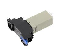 H3Y-2 AC/DC 24V con base di zoccolo Ritardo all'accensione Rotativo DPDT 1S/5S/10S/30S/60S/3M/5M/10M/30M Relè di temporizzazione Timer 1 pz(Voltage DC 24V,0-30 Seconds)