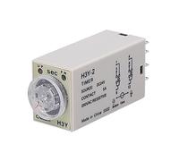 H3Y-2/H3Y-4 Relè timer Interruttore di ritardo all'accensione da 10 sec a 60 min Manopola rotativa regolabile AC220V DC12V DC24V 5A/250VAC 1 Pz(H3y-2 Relay 8pin,30 SEC-AC220V)