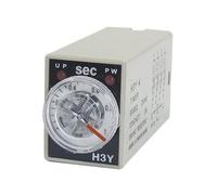 H3Y-4 AC 220V 4PDT 0-1 Seconds 1S 14 Pins Power on Time Delay Relay Controls Relays