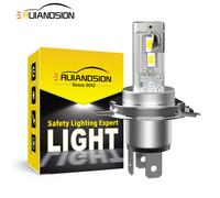 H4 3570 4 LED Lampadina Del Faro Dell'automobile P43T DRL 12-18V 4000lm Bianco