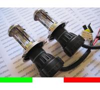 H4 6000k 55w COPPIA 2 LAMPADE BI XENO BIXENO BULBI RICAMBIO 6000 F5B5